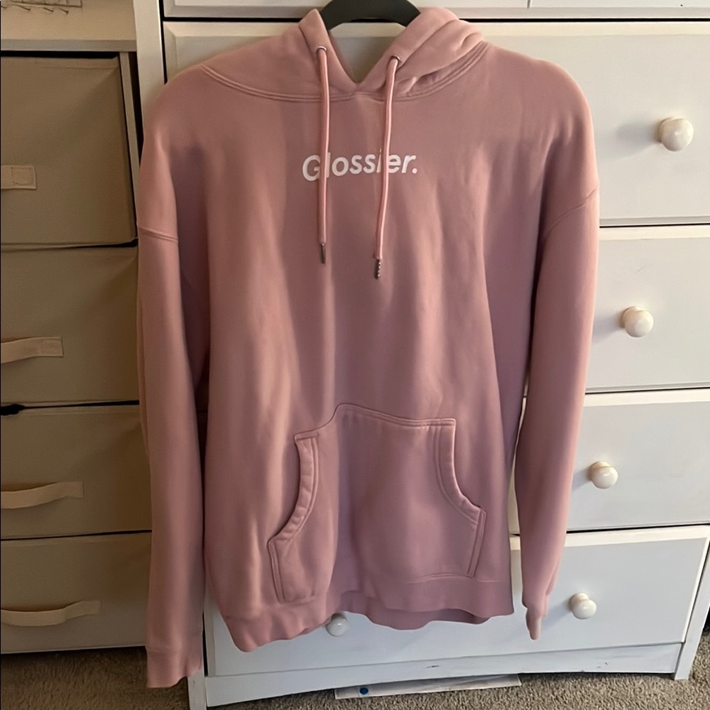 Glossier Pink Hoodie